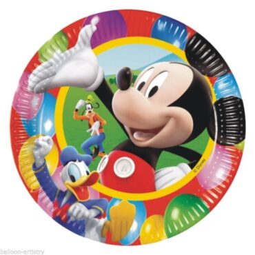 Mickey Plates 23cm 8pcs