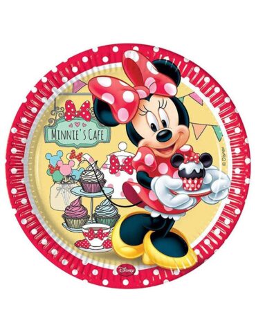 Minnie Caf? Plates 23cm 8pcs