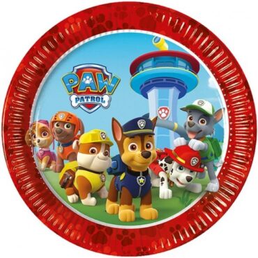 Paw Patrol Plates 23cm 8pcs