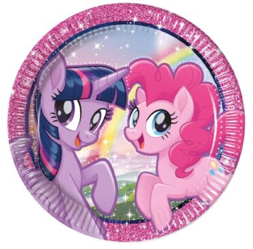 Pony Plates 23cm 8pcs