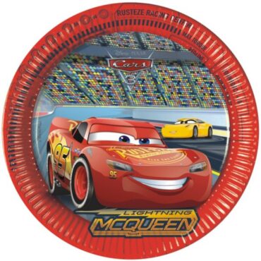 Cars 3 Plates 23cm 8pcs