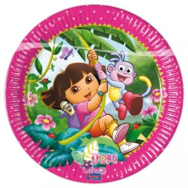 Dora Plates 23cm 8pcs