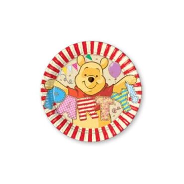 Winnie Plates 20cm 8pcs