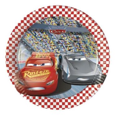 Cars 3 Plates 20cm 8pcs