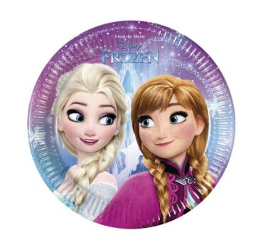 Frozen Plates 20cm 8pcs