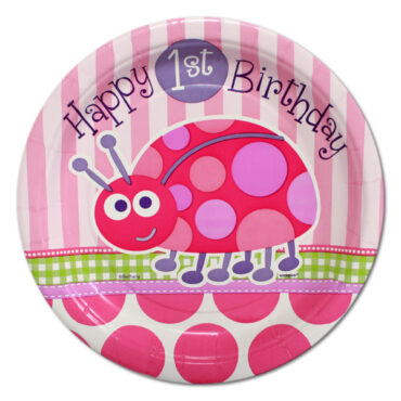 Lady bug Plates 20cm 8pcs