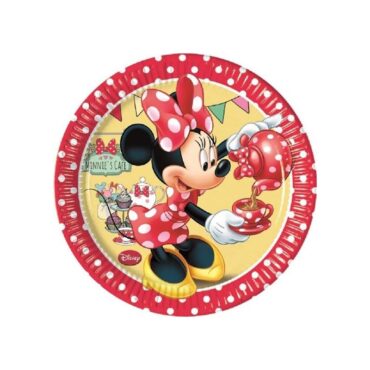 Minnie cafe Plates 20cm 8pcs